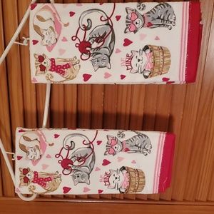 Set of 2 Valentines Kitchen Towels
